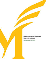 cover of digital graduation program with big M